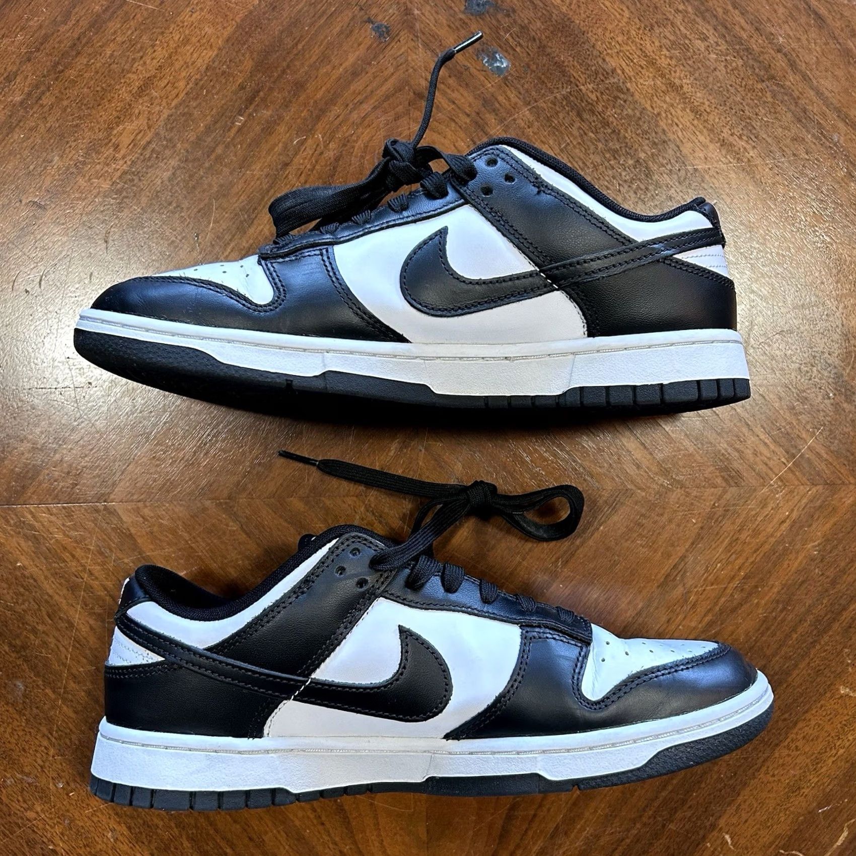 Nike Nike Dunk Low Panda Size 9.5 Black/White DD1391-100 2024 Used Men's Size US 10 / EU 43 - 4 Thumbnail