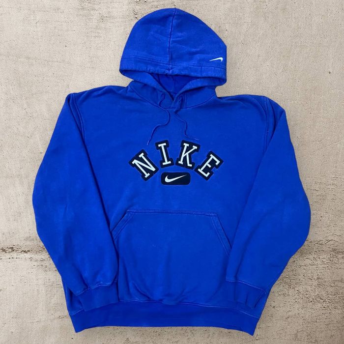 Nike Vintage Nike Hoodie Sweatshirt Spell Out Swoosh Logo | Grailed