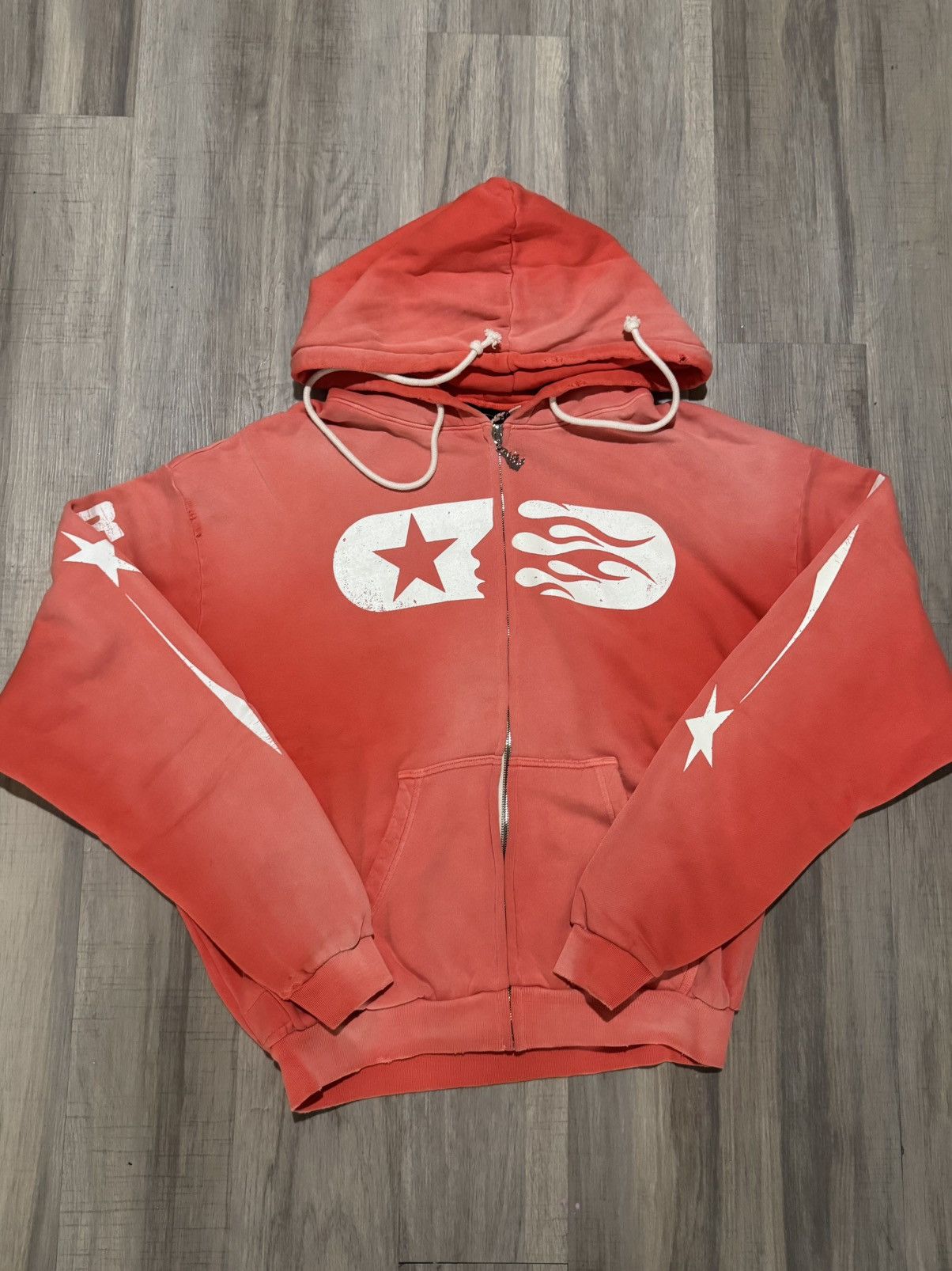 HELLSTAR Hellstar Studio Zip up hoodie Red Size US M / EU 48-50 / 2 - 1 Thumbnail