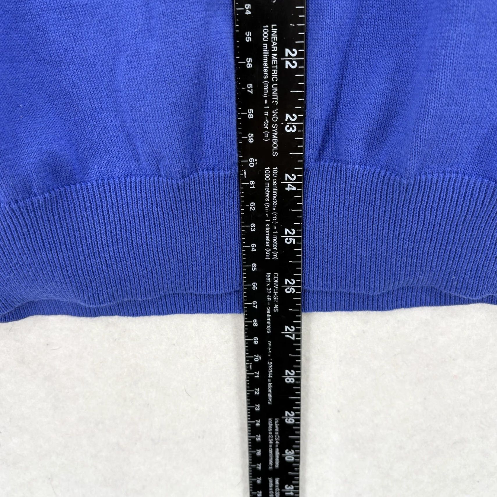 Polo Ralph Lauren Polo Ralph Lauren Polo Golf Sweater Vest Mens XL Blue Cotton V-Neck Knit Vest Size US XL / EU 56 / 4 - 6 Thumbnail