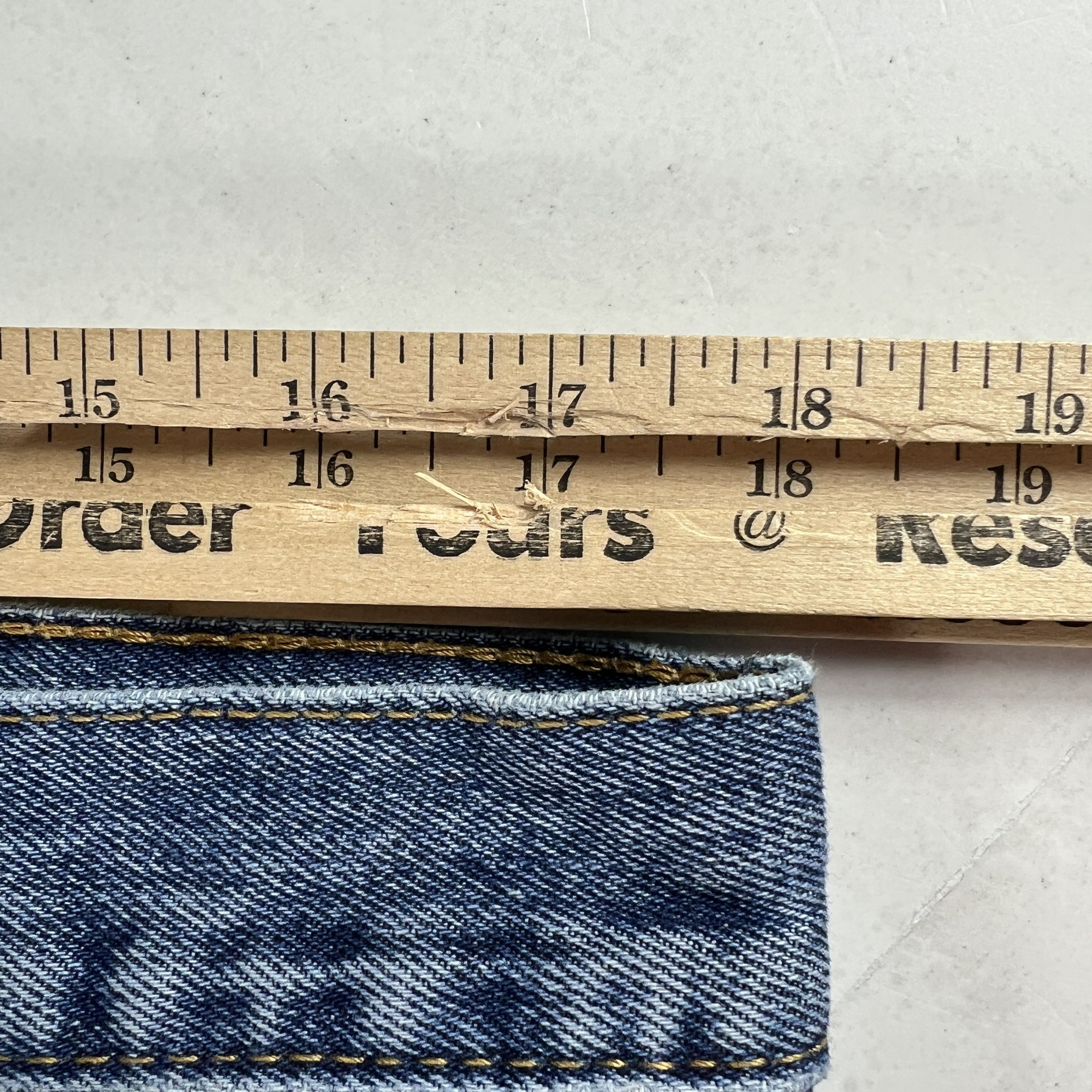 Levi's Levi's Jeans 505 Regular Straight Blue Faded Cotton Denim Size US 36 / EU 52 - 23 Thumbnail