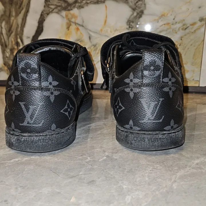 Louis Vuitton Louis Vuitton Black Fashion Sneakers for Men -2508 Size US 6.5 / EU 39-40 - 3 Thumbnail