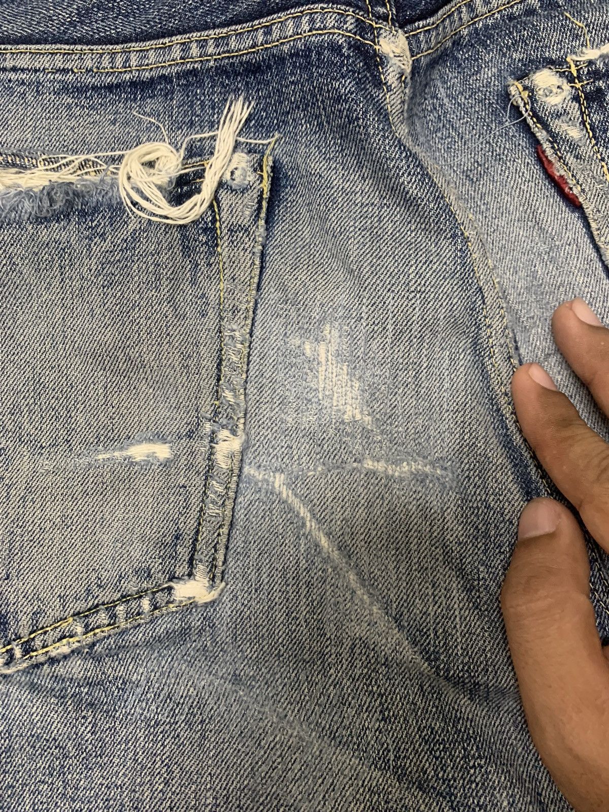 Kapital Kapital distressed selveged denim Size US 28 / EU 44 - 16 Thumbnail
