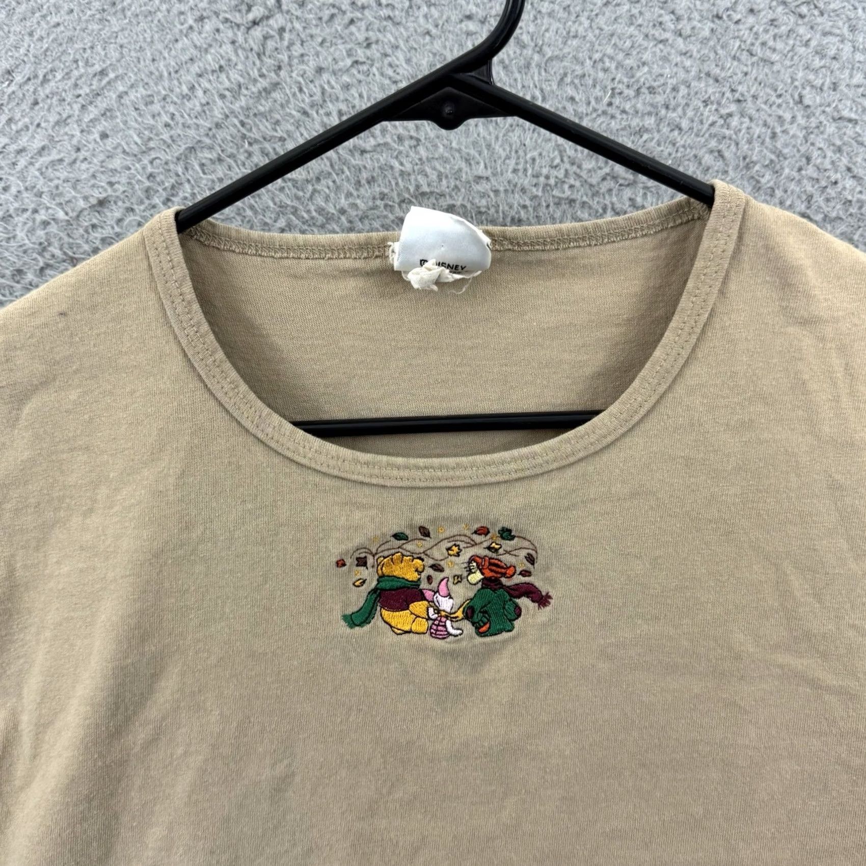 Disney VINTAGE Disney Winnie The Pooh Shirt Womens Large Brown Holiday Long Sleeve 90s Pattern Holiday Men/Women? Size L / US 10 / IT 46 - 3 Thumbnail