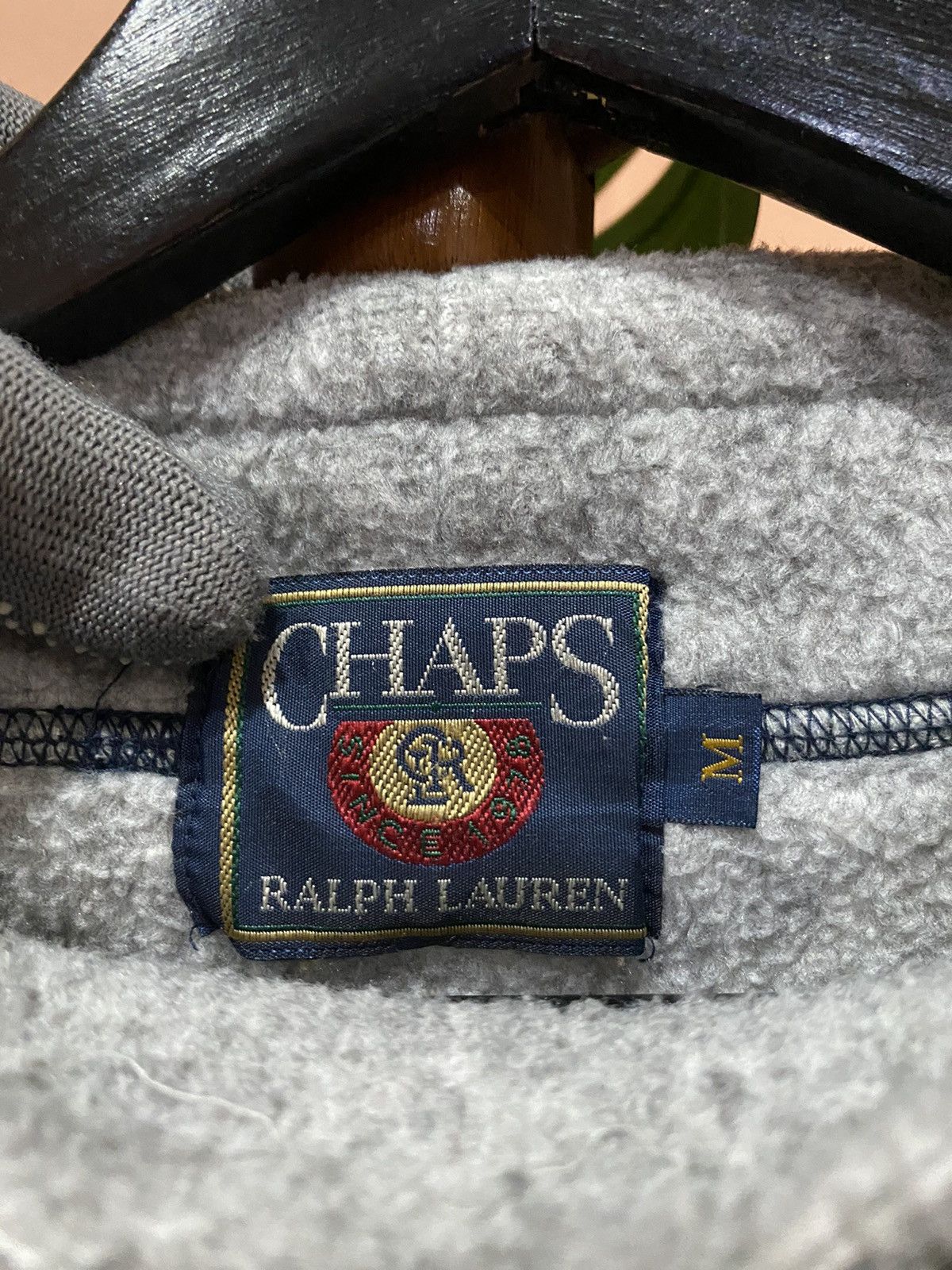 Chaps Ralph Lauren × Polo Ralph Lauren Chaps Ralph Lauren Grey Fleece Pullover Size US M / EU 48-50 / 2 - 5 Thumbnail