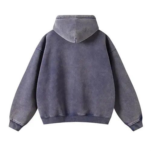 Japanese Brand Washed Distressed Loose Zipper Hoodie Sweatshirt y2k Size US XL / EU 56 / 4 - 2 Thumbnail
