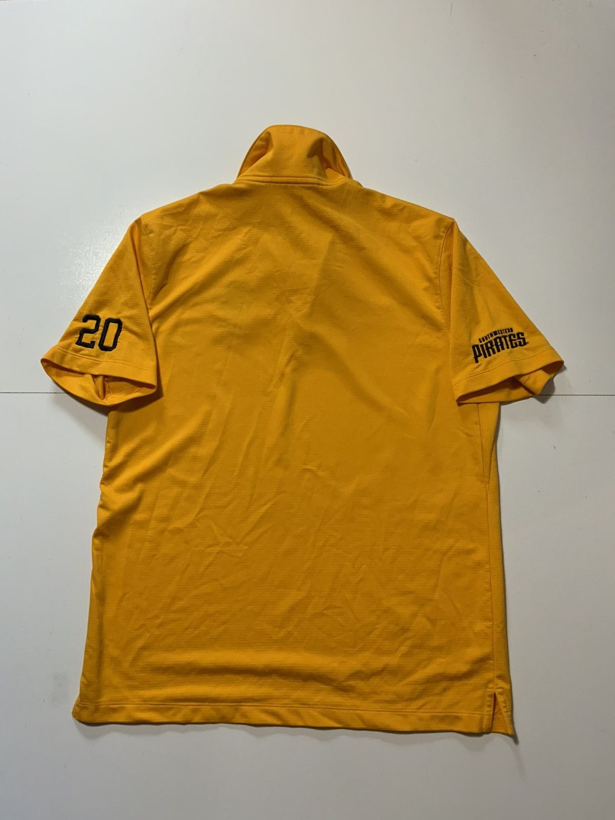 Nike Nike Southwestern University Pirates Lacrosse Polo Shirt Size US M / EU 48-50 / 2 - 2 Thumbnail