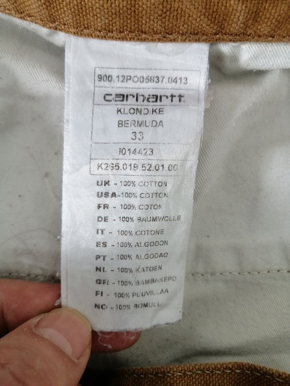 Carhartt × Vintage Vintage Carhartt Klondike Bermuda Shorts Size 33 Size US 33 - 6 Thumbnail