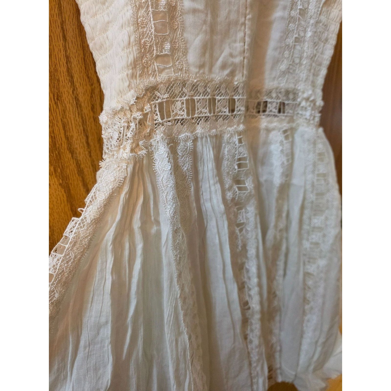 Free People Free People Spring Fling Top In Ivory Lace XS NWT Size XS / US 0-2 / IT 36-38 - 12 Thumbnail