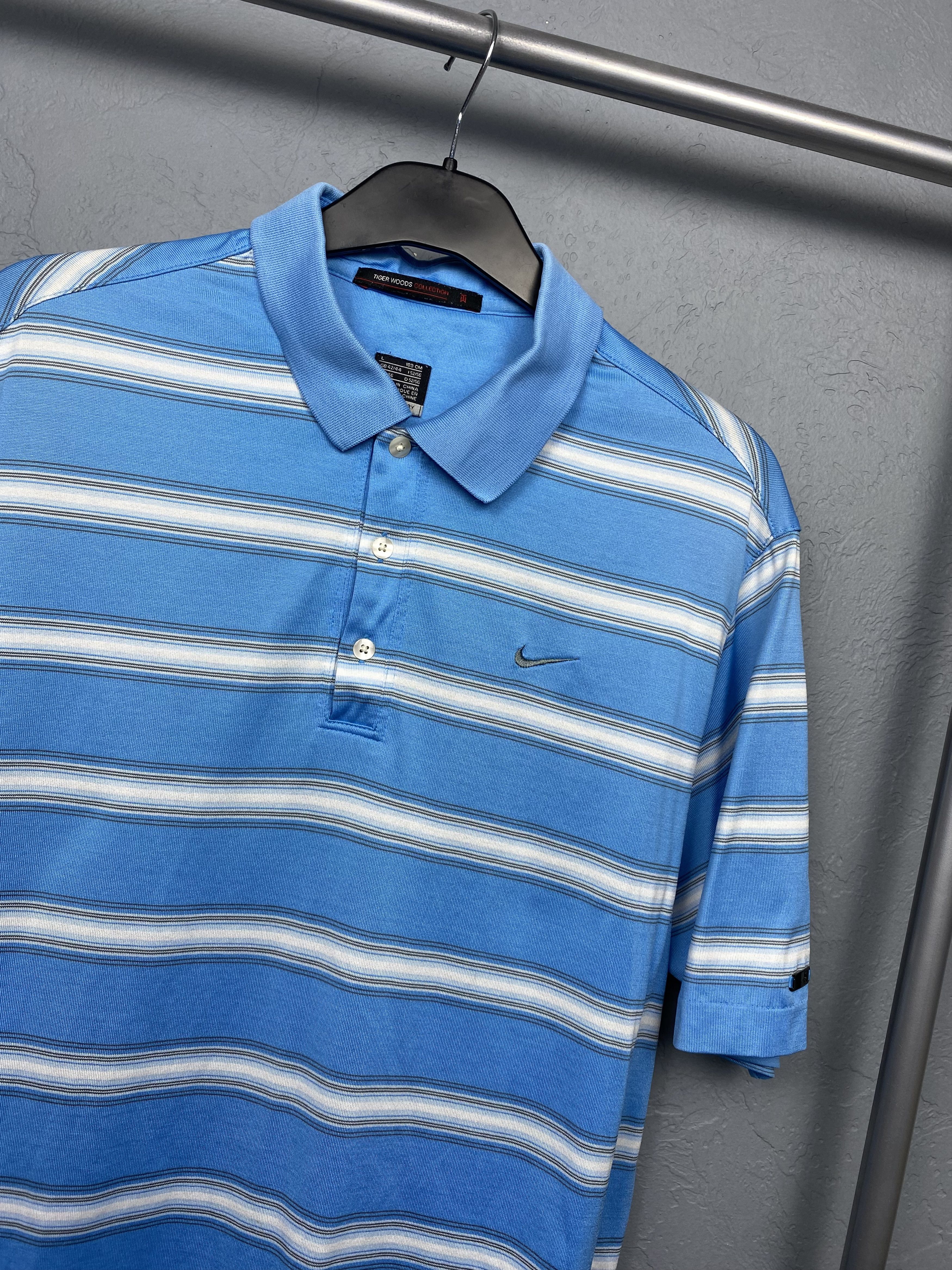 Nike × Tiger Woods Nike Tiger Woods Vintage Mens Polo Shirt Size US L / EU 52-54 / 3 - 2 Thumbnail