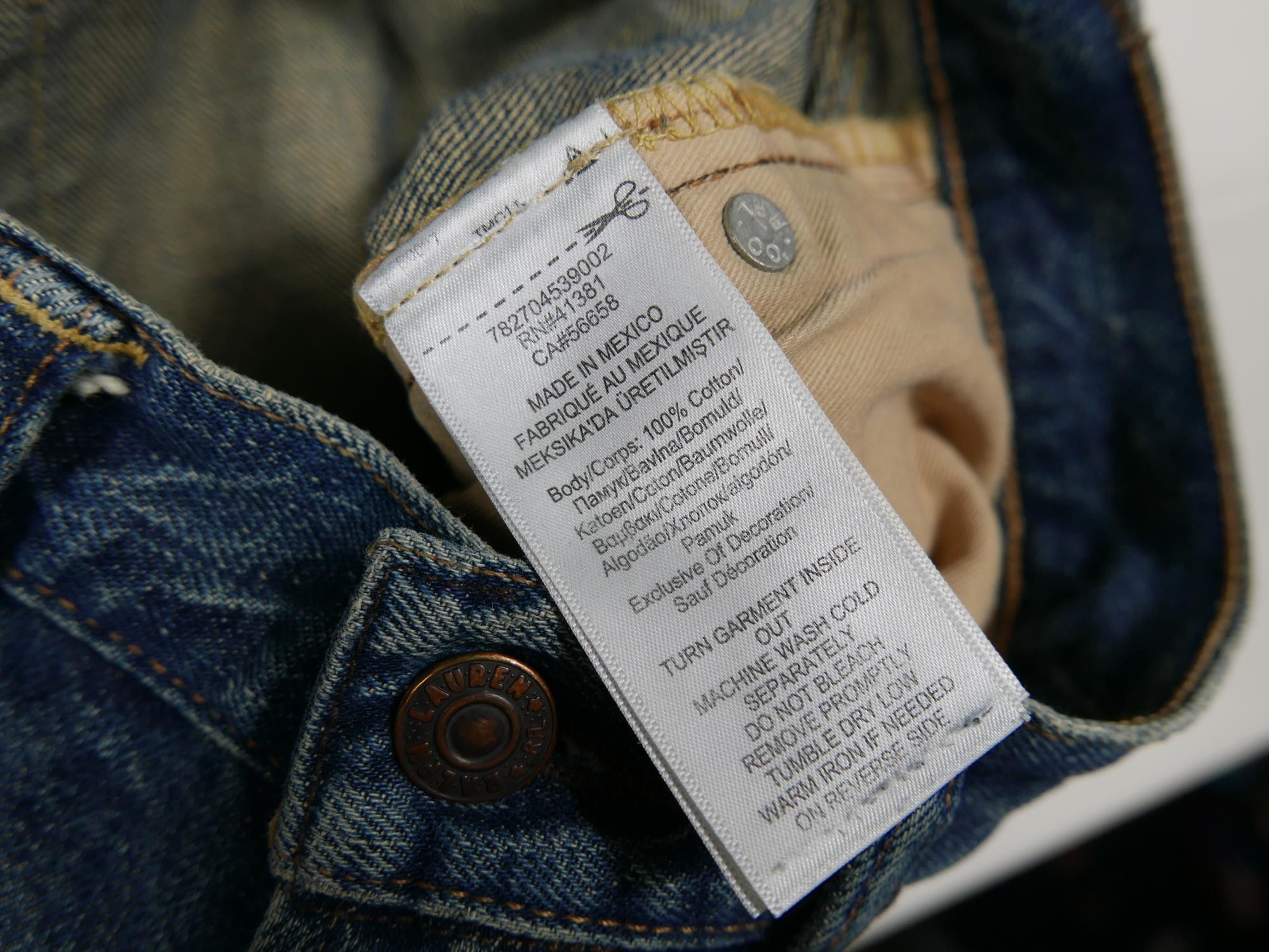 RRL Ralph Lauren Double Ralph Lauren RRL Jeans Pants Slim Fir Zip Fly 29/32 Size US 29 - 5 Thumbnail
