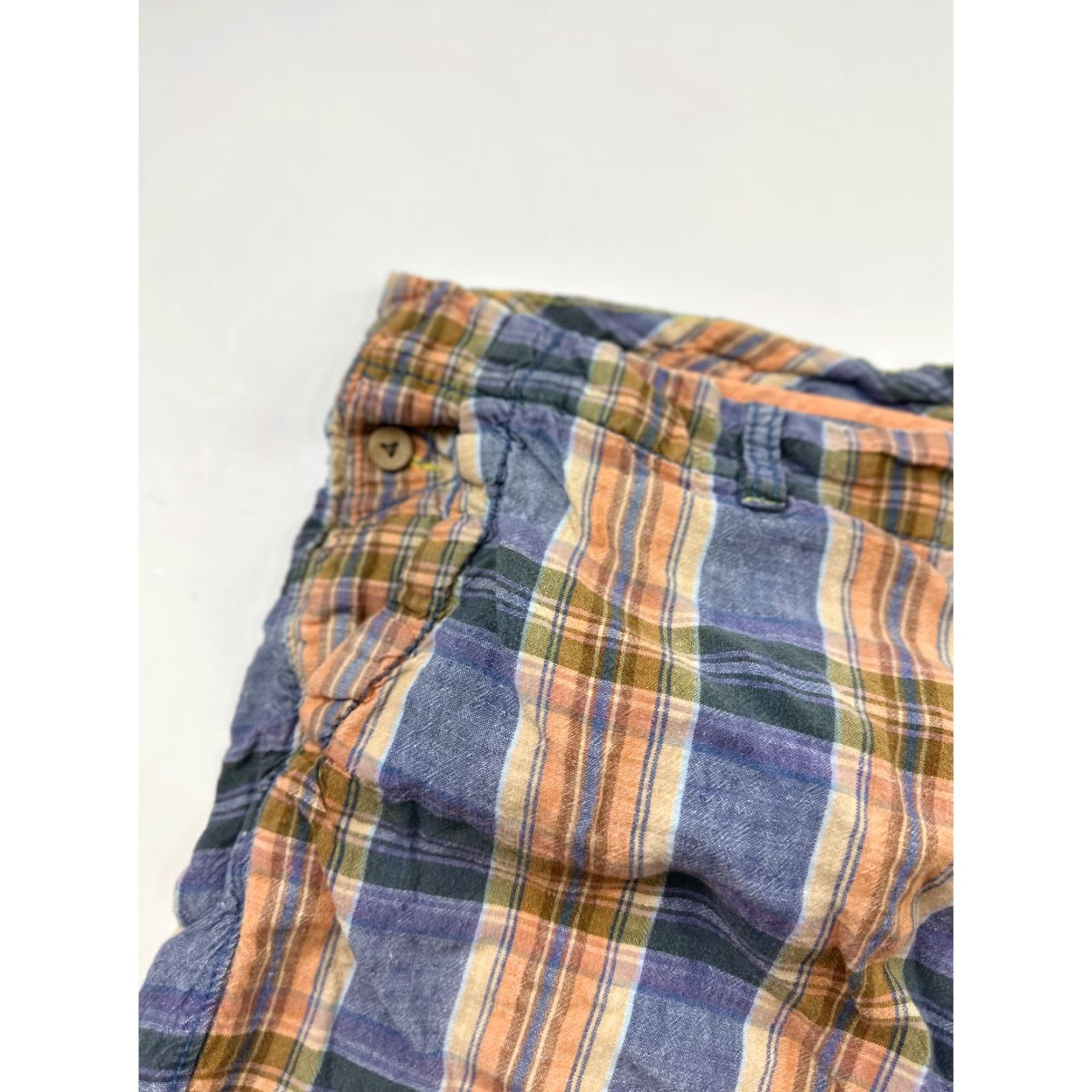 Tommy Bahama Tommy Bahama Shorts Mens 42 Multicolor Plaid Relax Linen Tropical Beachy Hawaii Summer Casual Modern Size US 42 / EU 58 - 5 Thumbnail