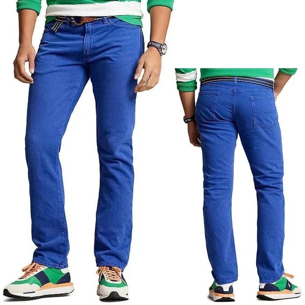 Polo Ralph Lauren NWT New $138 Polo Ralph Lauren Varick Slim Straight Blue Je Size US 44 / EU 60 - 1 Thumbnail
