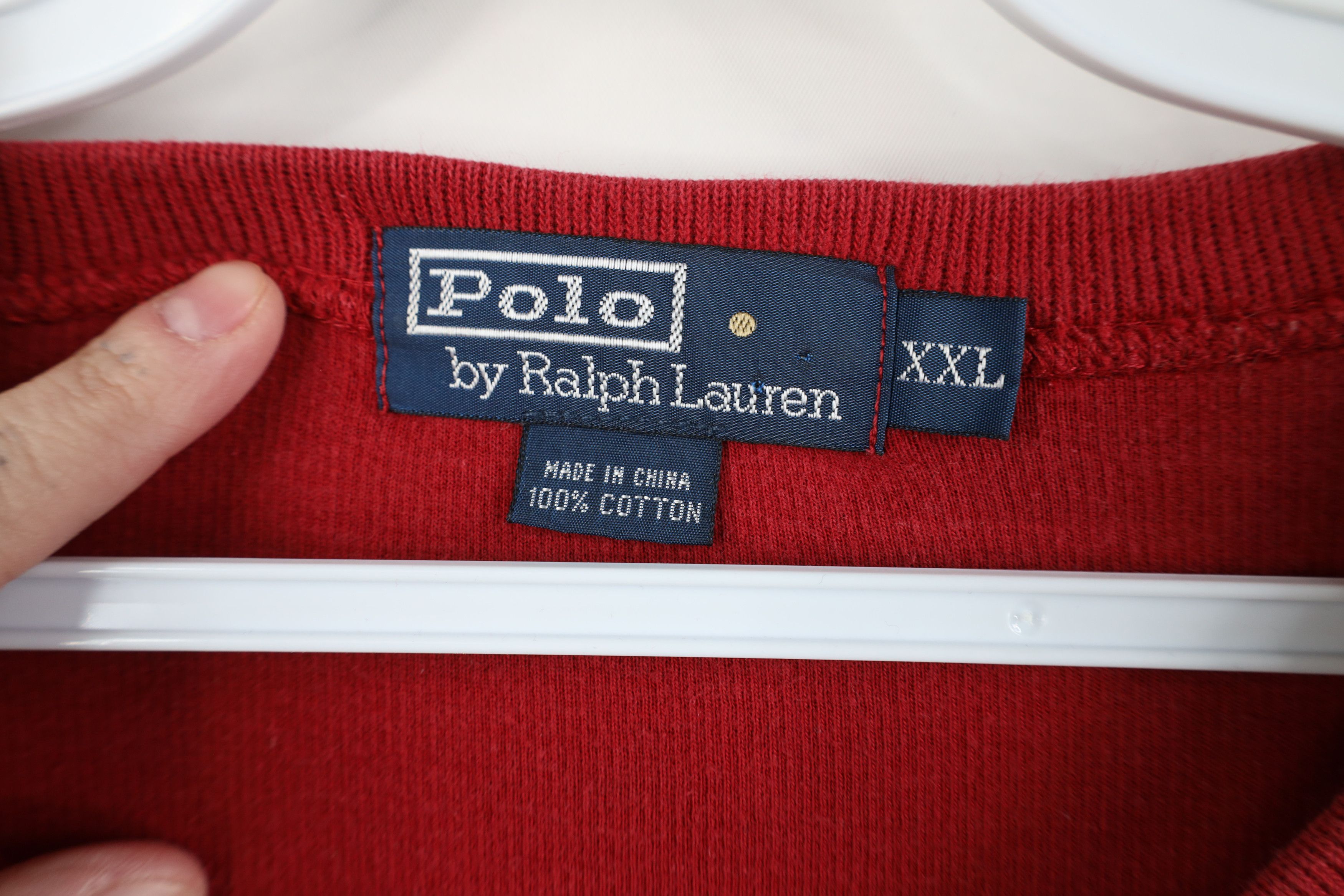 Polo Ralph Lauren Vintage 90s Ralph Lauren Cotton Ribbed Knit Sweater Size US XXL / EU 58 / 5 - 9 Thumbnail