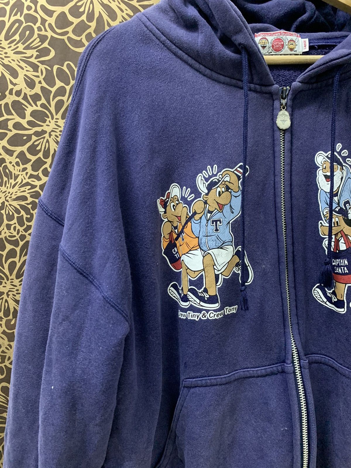 Vintage VINTAGE CAPTAIN SANTA SPORTS CLUB HOODIE Size US L / EU 52-54 / 3 - 2 Thumbnail