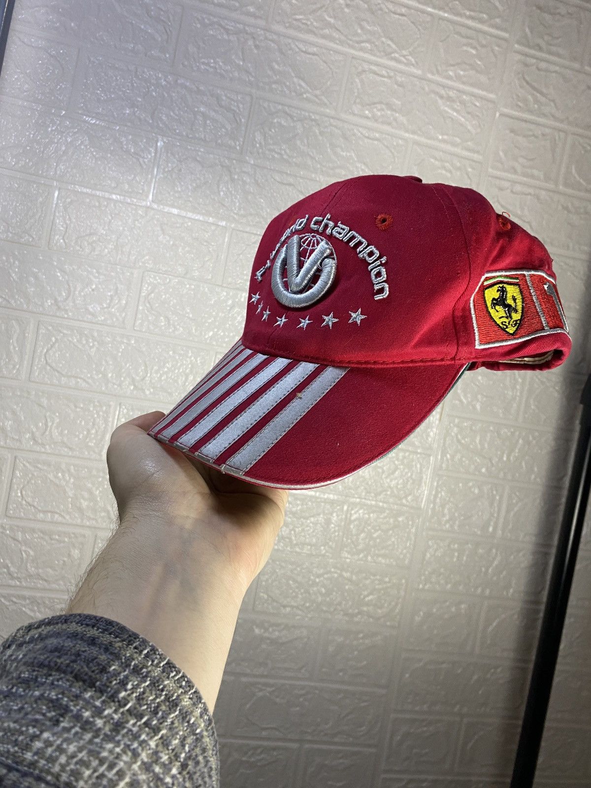 Vintage Ferrari Vintage Cap Michael Schumacher World Champion F1 Size ONE SIZE - 1 Thumbnail