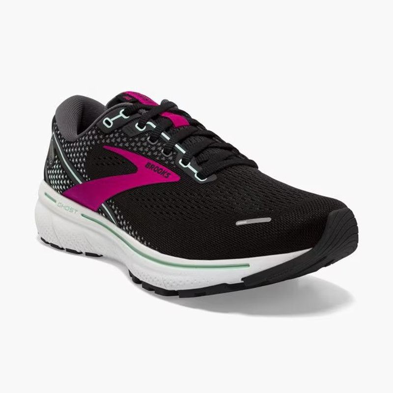 Brooks Brooks 7 Ghost 14 Running Sneakers Black/Pink/Yucca 11.5 Size US 11.5 / IT 41.5 - 1 Thumbnail