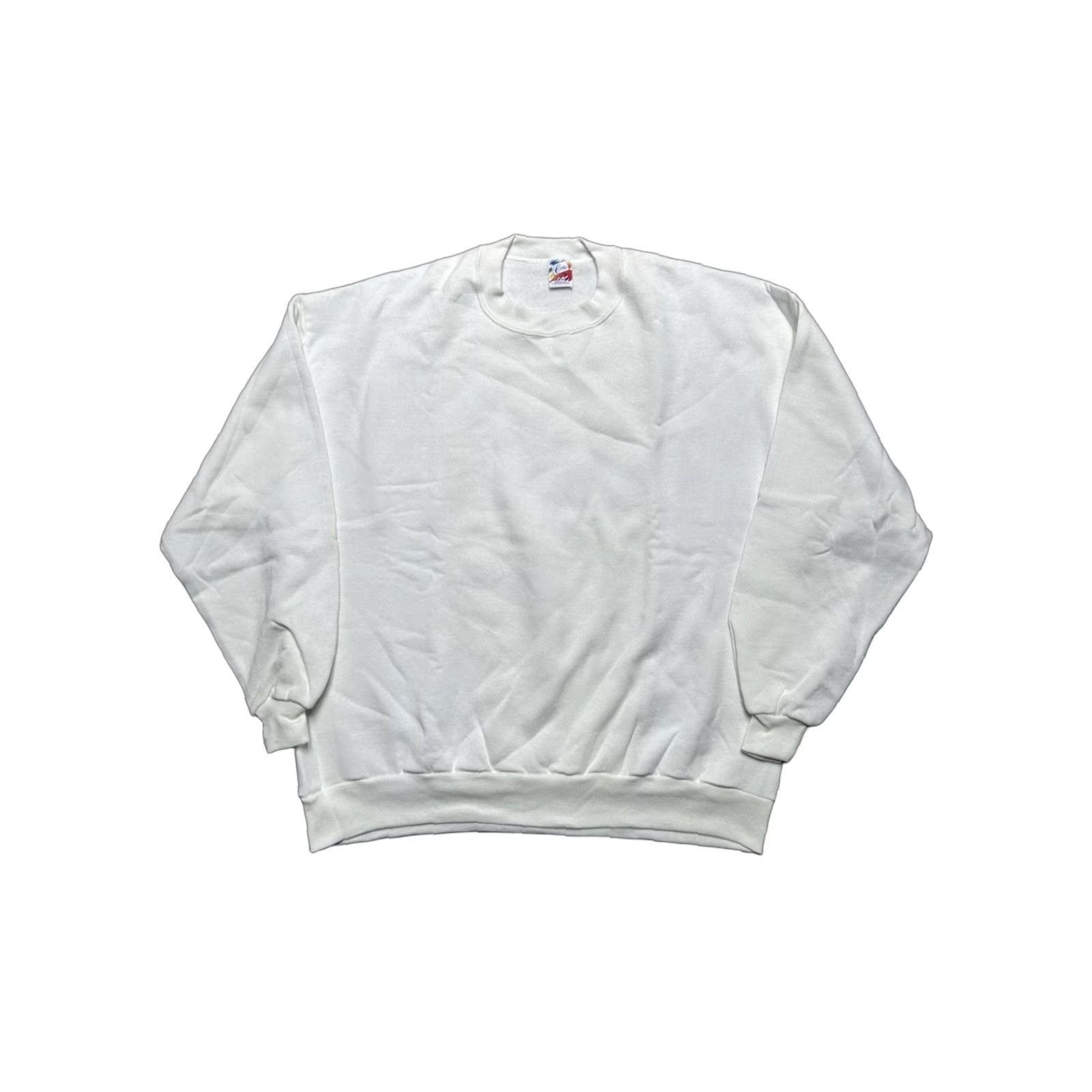Jerzees VINTAGE Jerzees Russell 80s Crewneck Sweatshirt White XXL Men's Pullover Deadstock NWT Size US XXL / EU 58 / 5 - 1 Thumbnail
