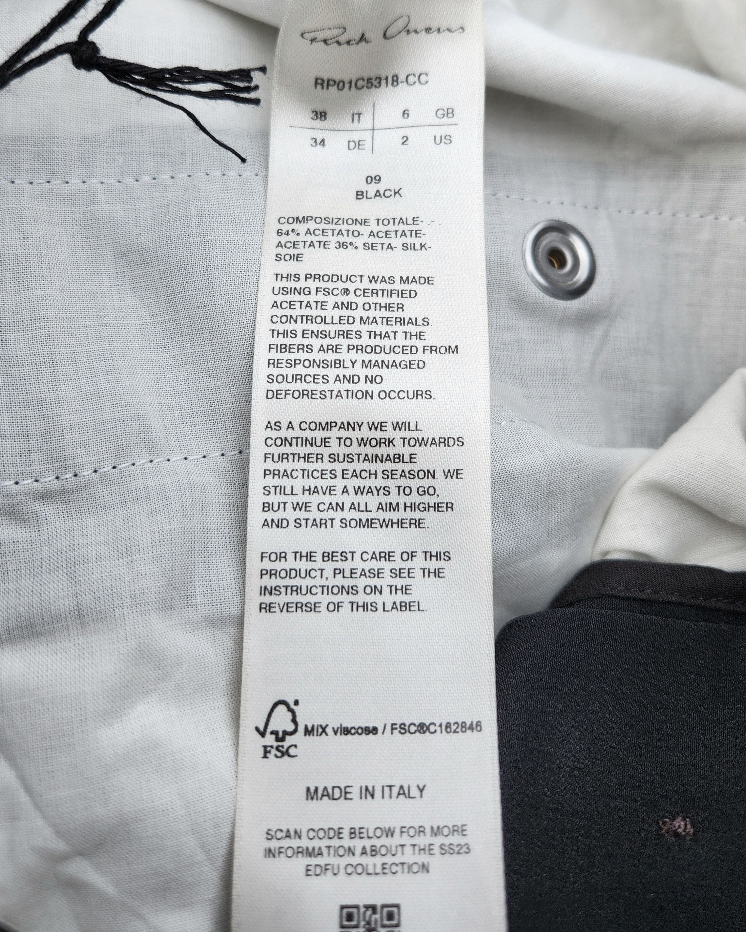 Rick Owens Rick Owens "Edfu" Cropped Track Trousers Size 26" / US 2 / IT 38 - 6 Thumbnail