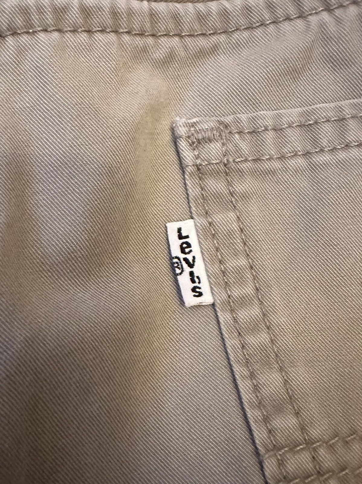 Levi's × Vintage *RARE* Vintage Levi's White Tab Pants Size US 34 / EU 50 - 4 Thumbnail