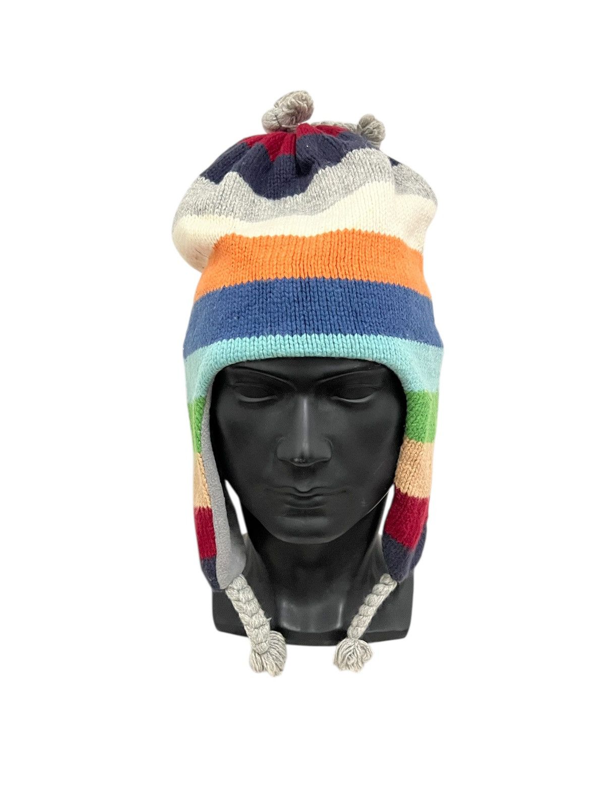 Gap Baby Gap Striped Design Earflap Beanie hat Size ONE SIZE - 1 Thumbnail