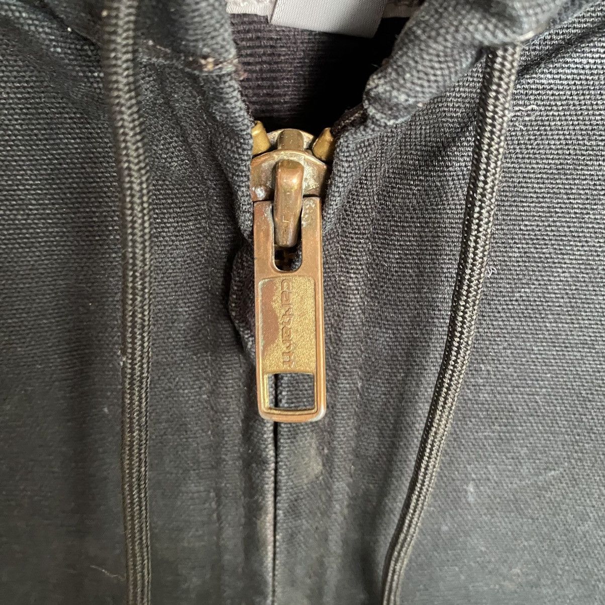 Carhartt Vintage Carhartt Black Active Hooded Jacket Size US XL / EU 56 / 4 - 6 Thumbnail