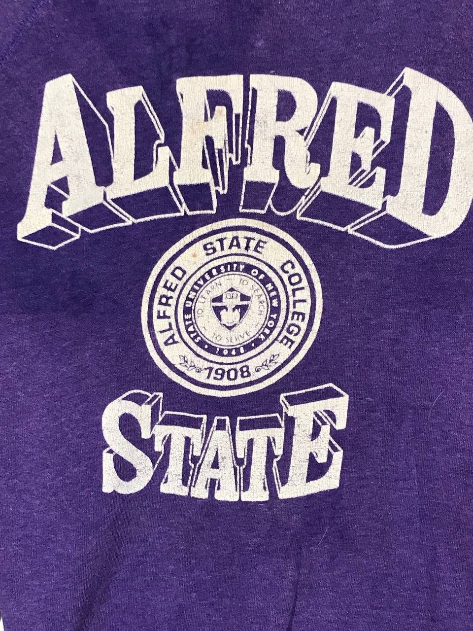 Vintage Vintage 90s Alfred state college new york Size US L / EU 52-54 / 3 - 3 Thumbnail