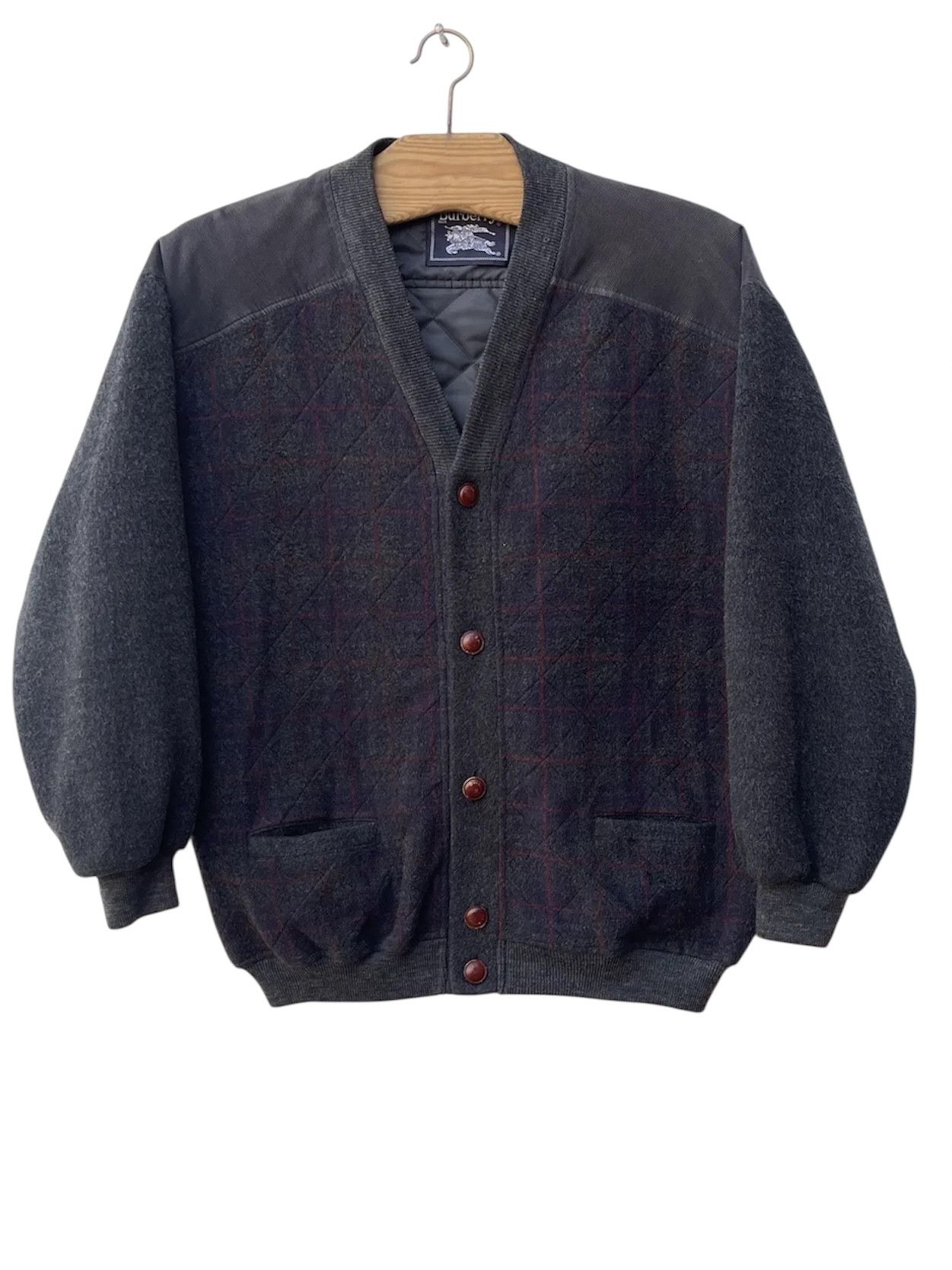 Burberry 🔥 Burberry light bomber wool cardigan jacket size xl Size US XL / EU 56 / 4 - 2 Thumbnail