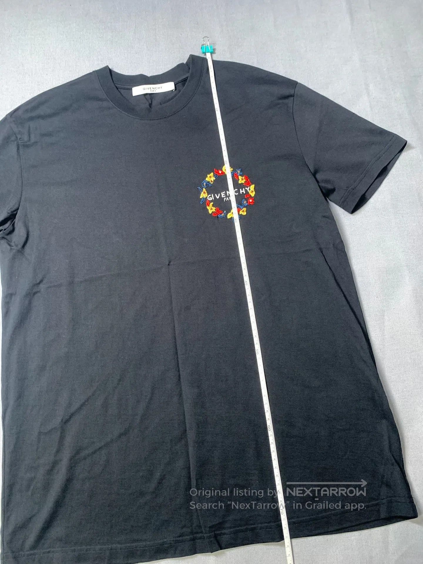 Givenchy Givenchy Beaded Floral Embroidery Tee. Size XS / US 0-2 / IT 36-38 - 7 Thumbnail
