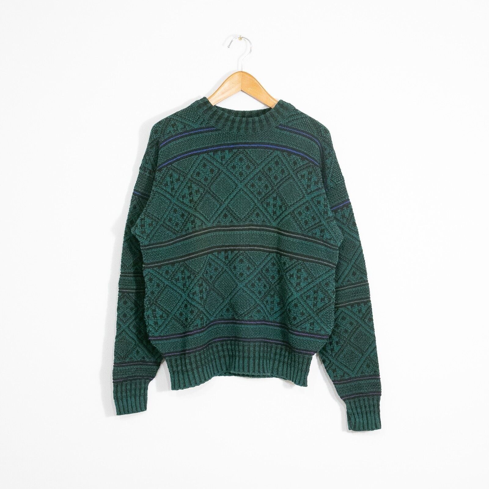 Alexander Julian × Vintage Vintage Colours Alexander Julian Cotton Knit Sweater Large Size US L / EU 52-54 / 3 - 1 Thumbnail