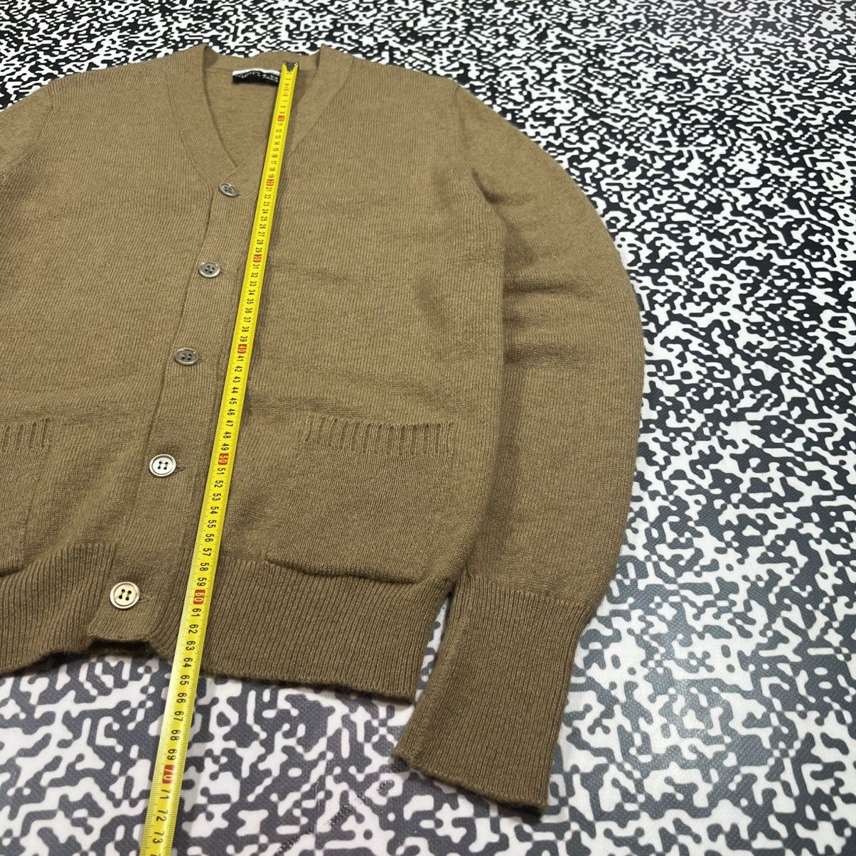 Hilditch & Key Vintage 90s Hilditch Key Camel Hair Retro Luxury Cardigan Size L / US 10 / IT 46 - 11 Thumbnail