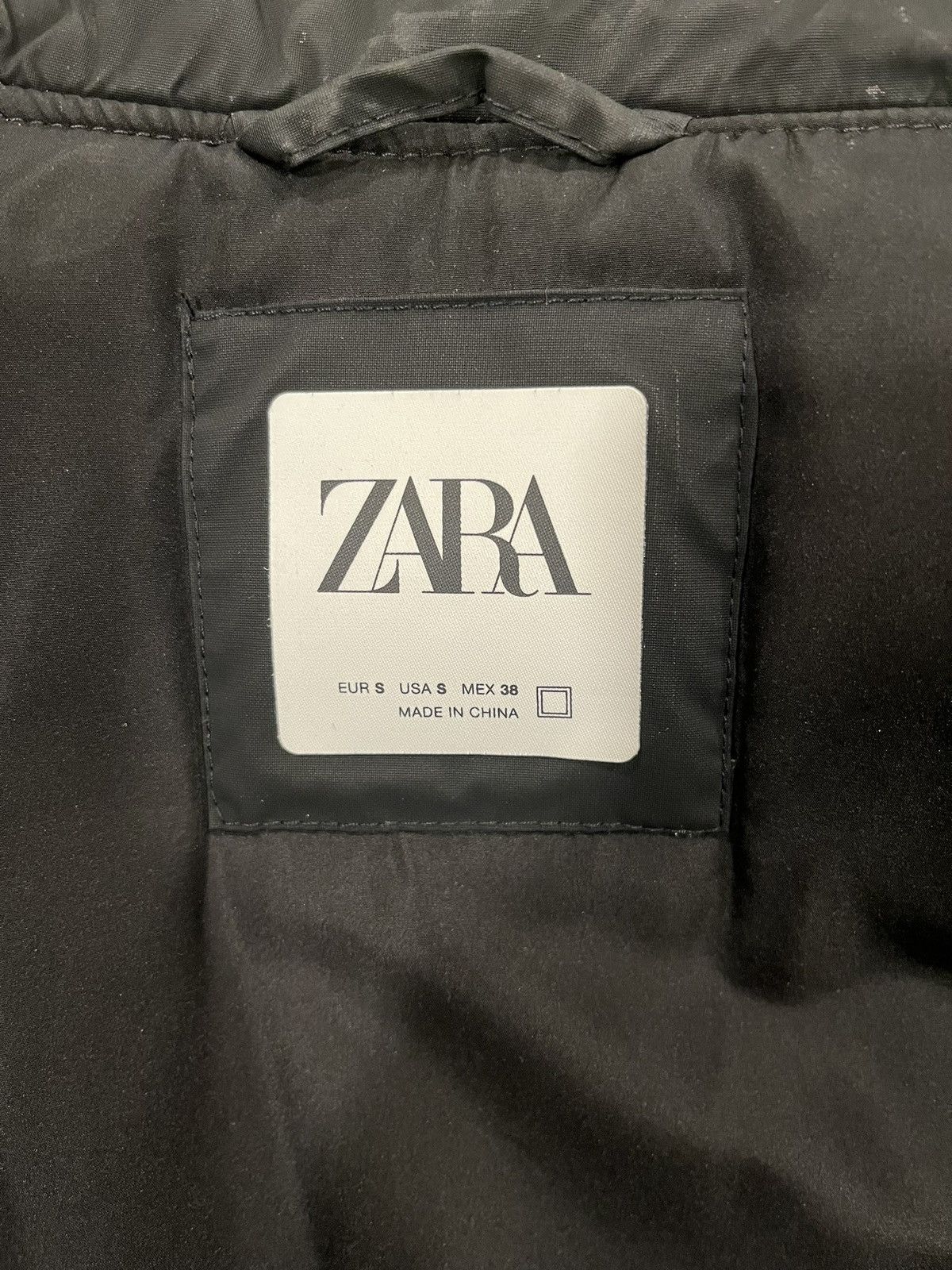 Zara Zara Padded Work Jacket Overshirt Blouson Black Size Medium Size US M / EU 48-50 / 2 - 4 Thumbnail