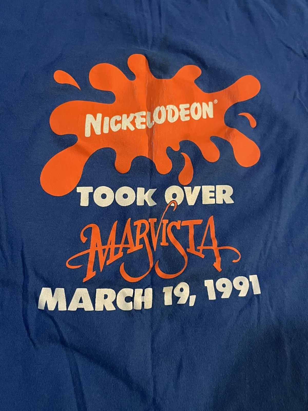 Nickelodeon Vintage 1991 Nickelodeon Takes Over Your School Graphic Tee Size US S / EU 44-46 / 1 - 3 Thumbnail