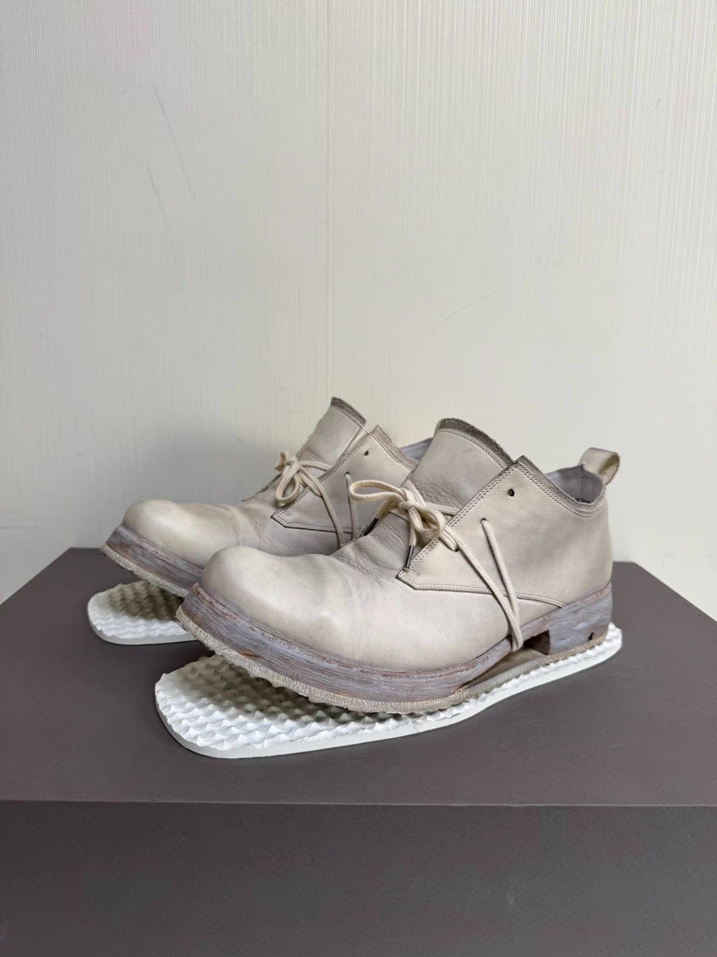 Boris Bidjan Saberi Boris Bidjan Saberi horsehide derby shoes Q8 Size US 10.5 / EU 43-44 - 2 Thumbnail