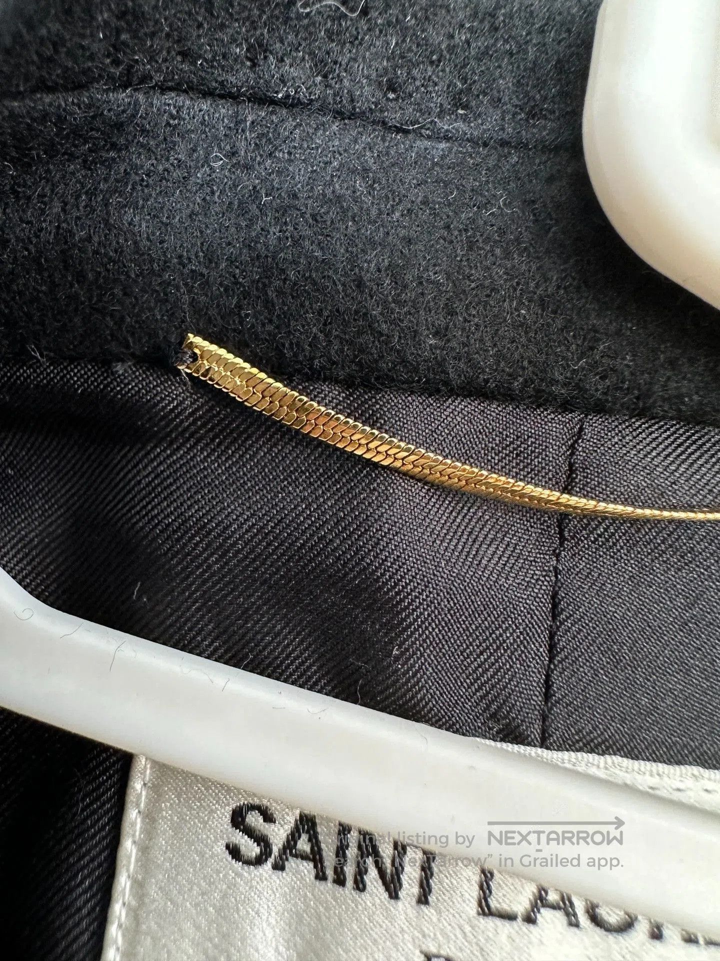 Saint Laurent Paris Saint Laurent Badge Wool Blazer. Size US M / EU 48-50 / 2 - 3 Thumbnail