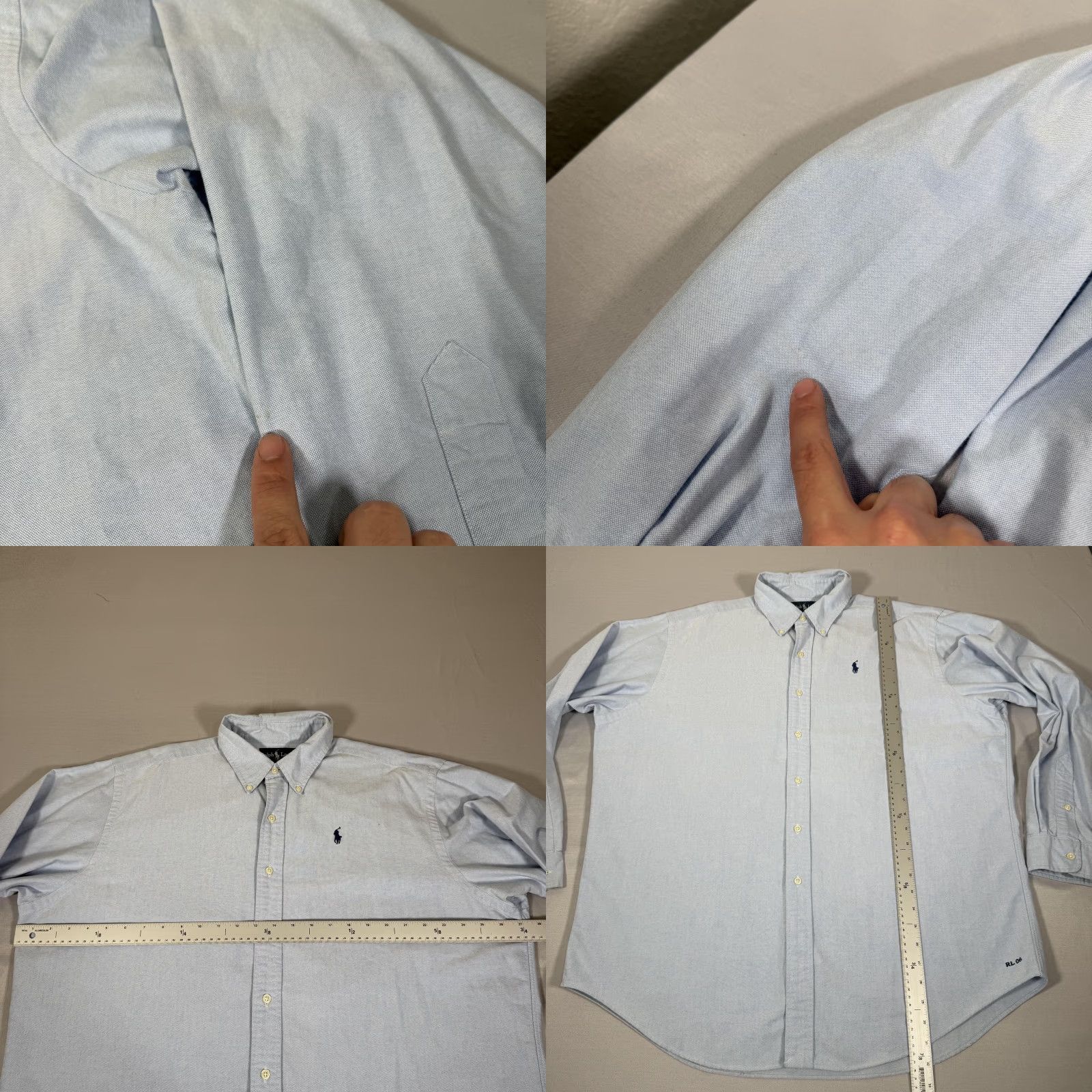 Polo Ralph Lauren Polo Ralph Lauren Shirt Mens XL Blue Chambray Button Up Long Sleeve Pony Preppy Size US XL / EU 56 / 4 - 8 Thumbnail