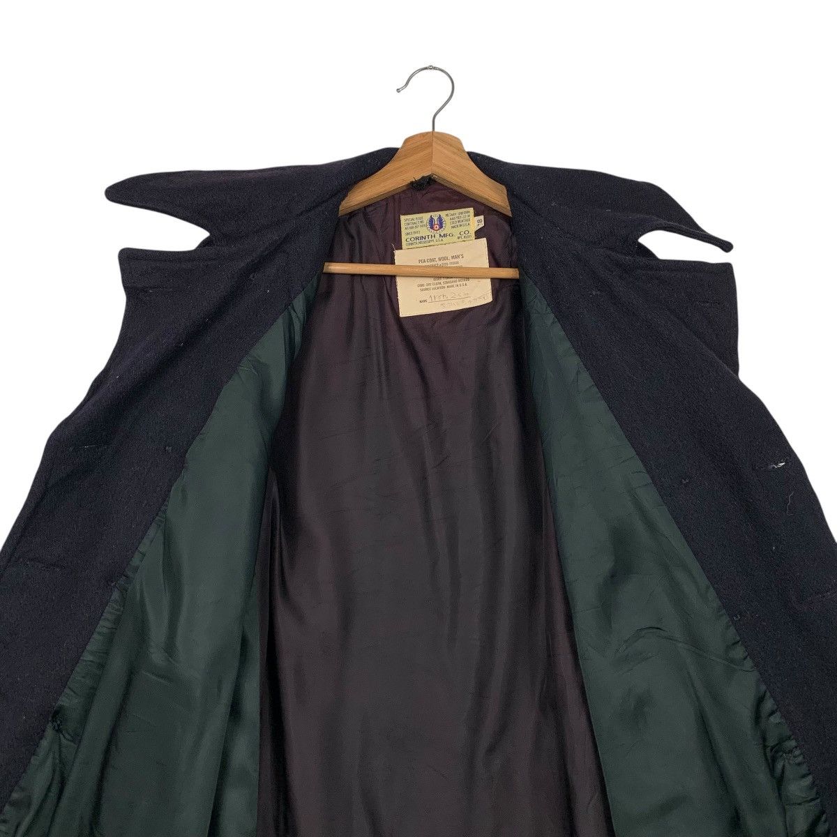 Vintage Military Uniform Double Breast Wool Peacoat #2297-C102 Size US M / EU 48-50 / 2 - 12 Thumbnail