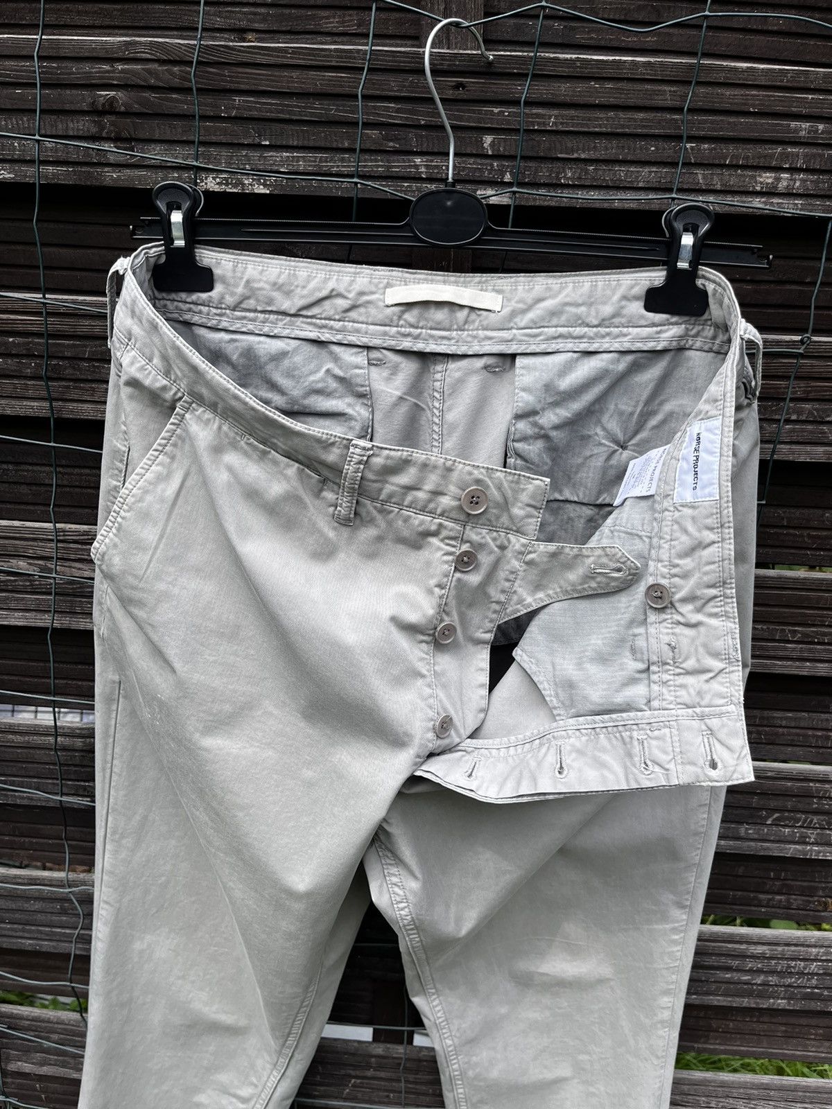 Norse Projects 🔴 NORSE PROJECTS AROS SLIM LIGHT TWILL Size US 36 / EU 52 - 8 Thumbnail