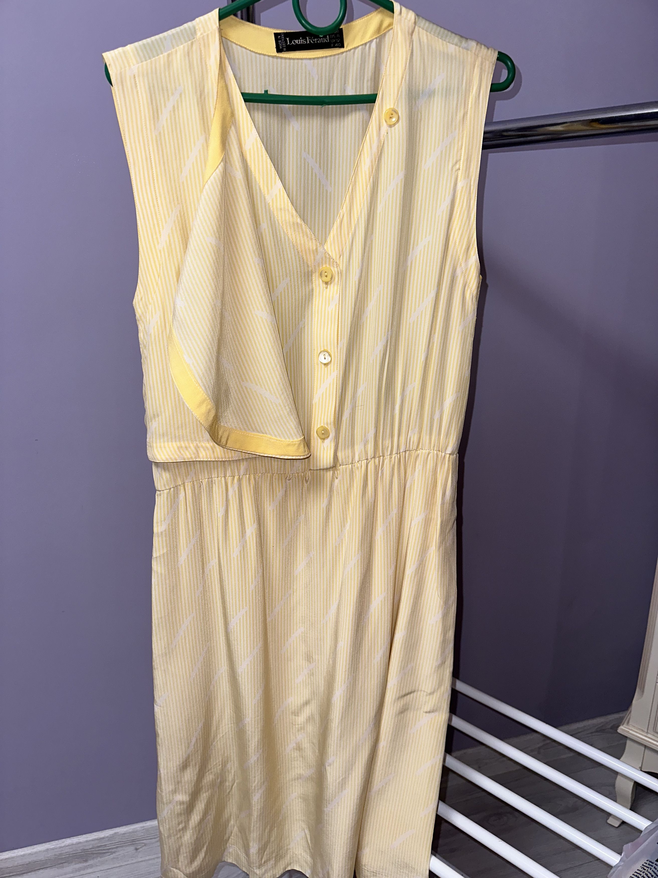 Designer × Louis Feraud × Vintage silk vintage dress Louis Feraud Size XS / US 0-2 / IT 36-38 - 2 Thumbnail