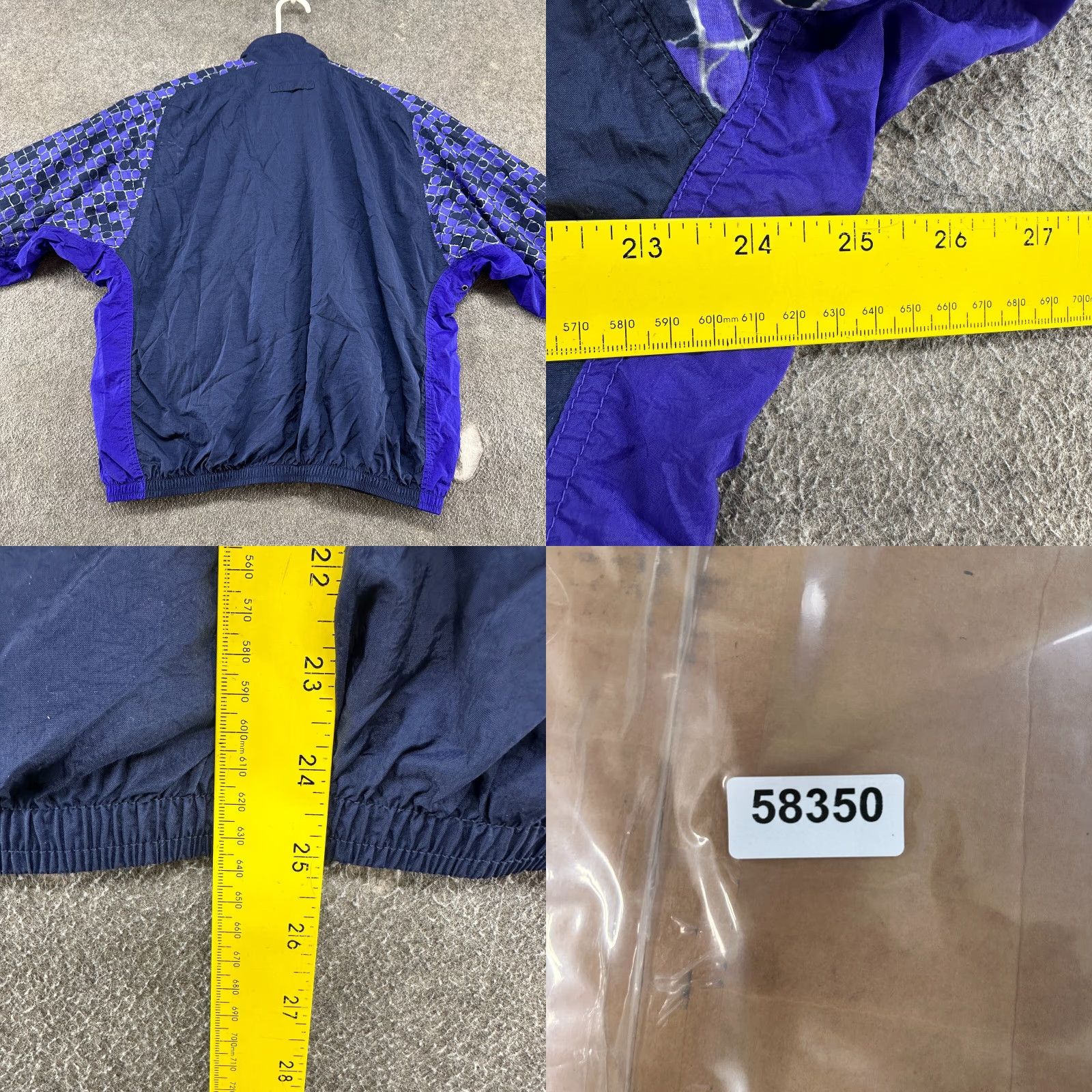 Nike VINTAGE Nike Jacket Womens M Purple Blue Windbreaker Geometric Dot Swoosh 90s Mens? Size M / US 6-8 / IT 42-44 - 8 Thumbnail