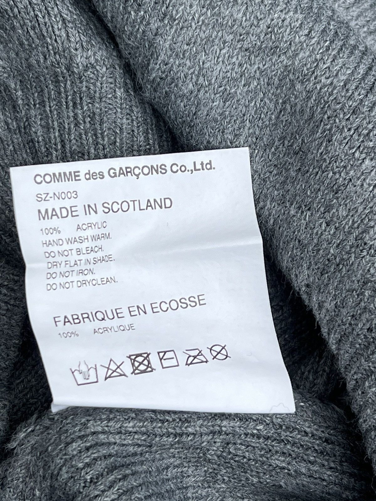 Comme des Garcons CDG Comme des Garçons x Lochaven of Scotland Logo Sweater Size US M / EU 48-50 / 2 - 12 Thumbnail