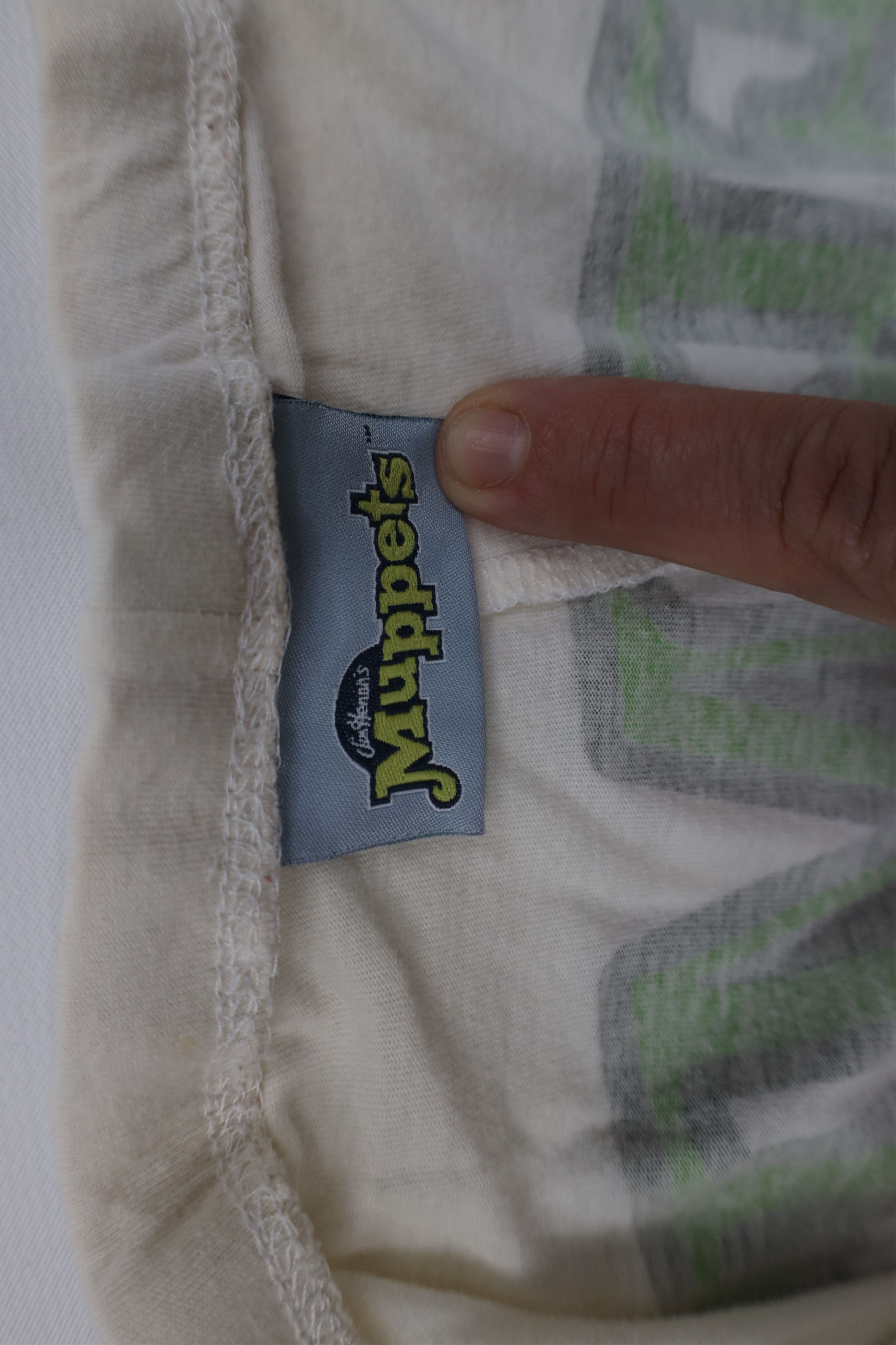 Vintage Vintage Y2K 2002 Muppets Kermit the Frog Wide Leg Pants Size 42" / US 20 - 7 Thumbnail