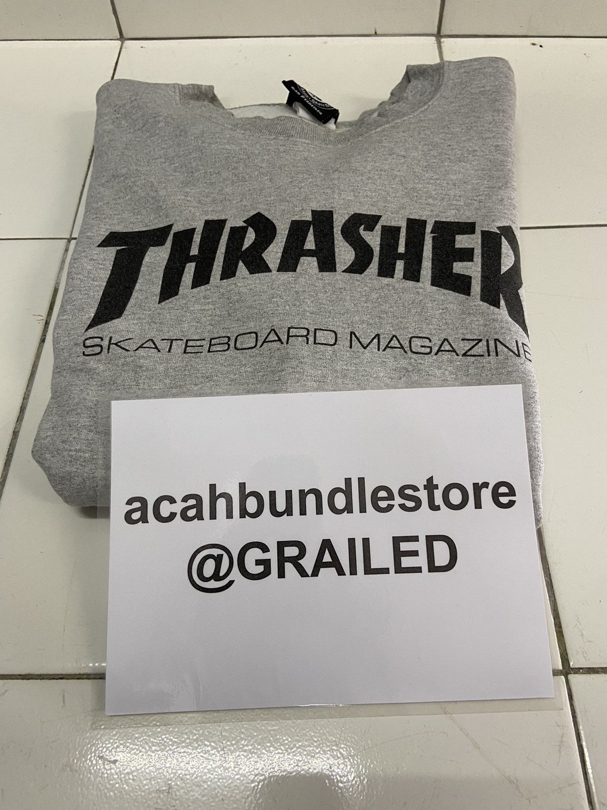 Thrasher THRASHER SAN FRANCISCO SKATEBOARD MAGAZINE CREWNECK Size US M / EU 48-50 / 2 - 14 Thumbnail