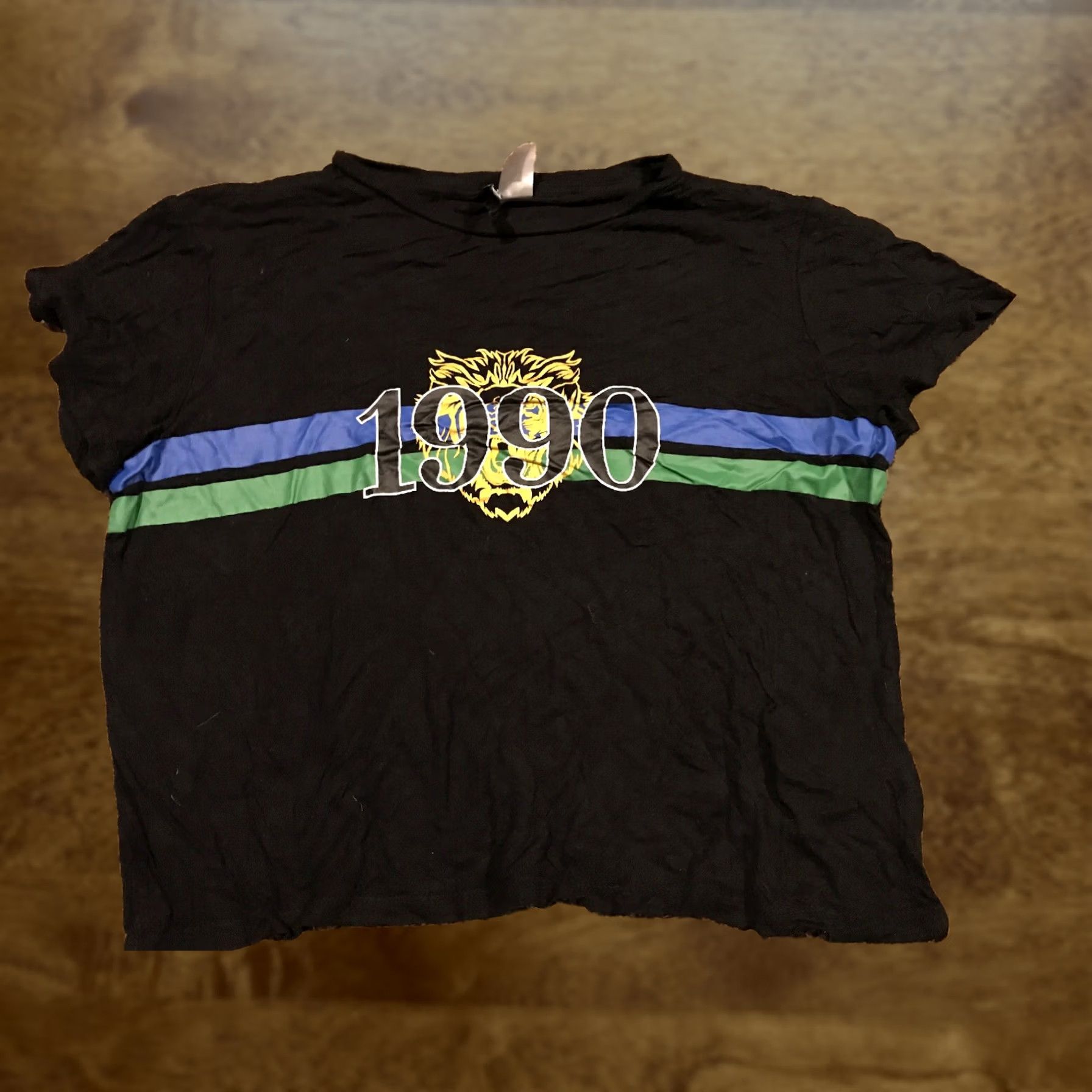 H&M Divided Womens Cropped T-Shirt Crop Top 1990s Black M Crew Neck Short Sleeve Knit Cotton Lightweight Casual Boys/Girls? Size M / US 6-8 / IT 42-44 - 1 Thumbnail