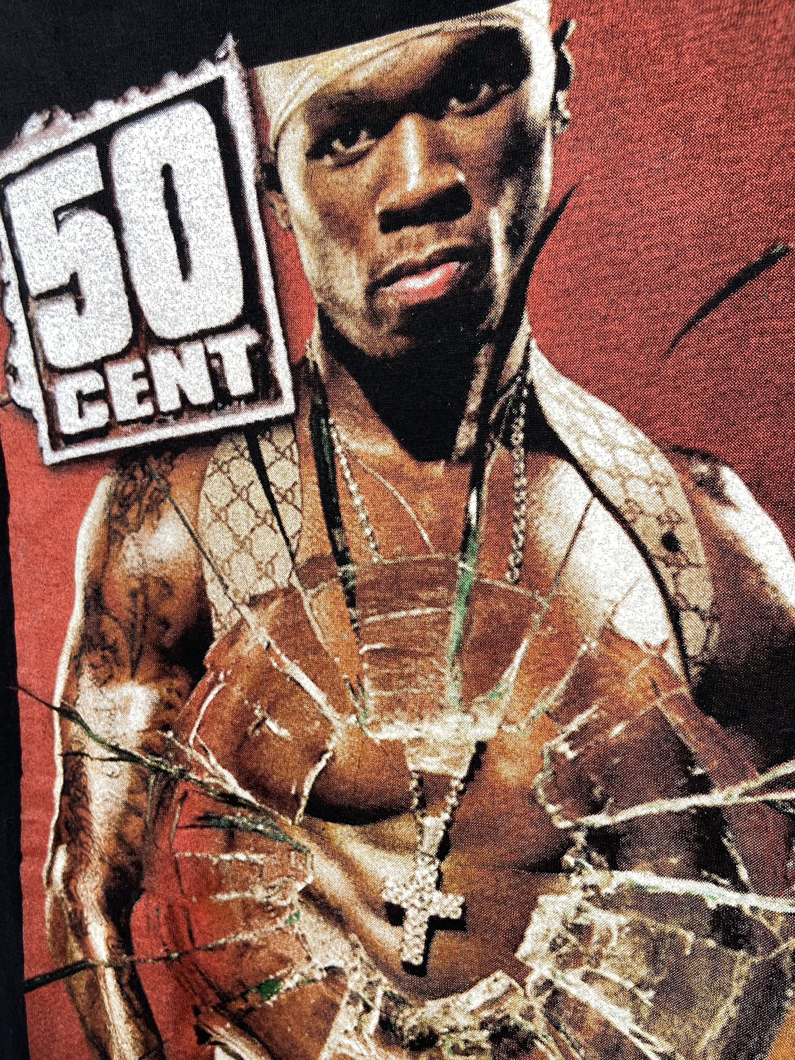 Band Tees × Rap Tees × Vintage 50 Cent Get Rich or Die Tryin Size US XL / EU 56 / 4 - 3 Thumbnail