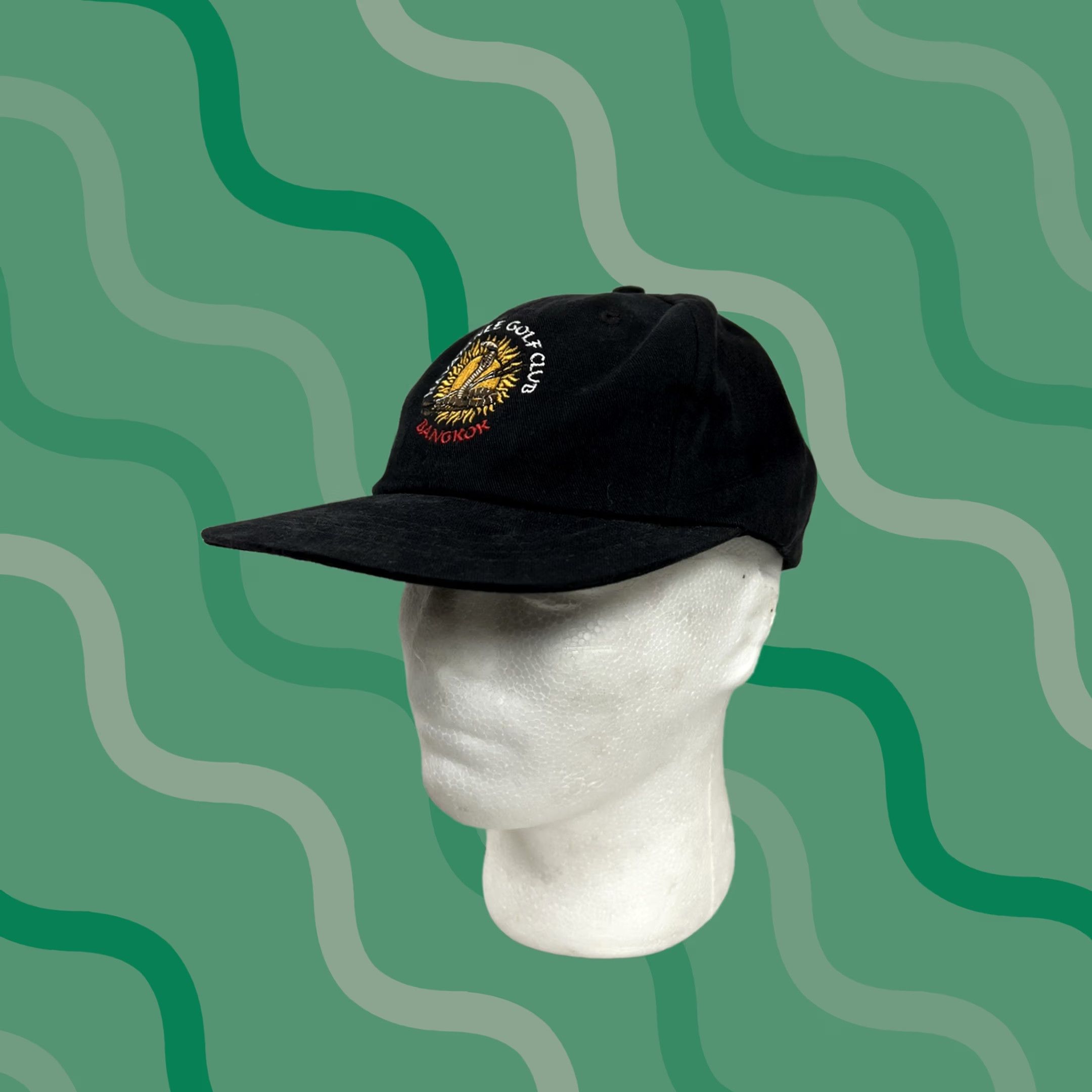 Oakley × Vintage Vintage 90s Black Oakley Software Hat Cap Made in
