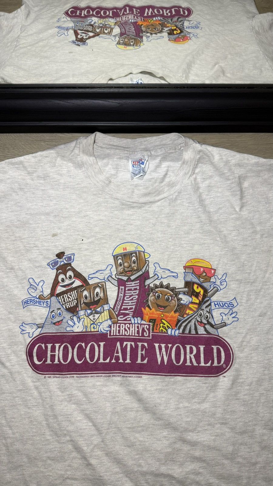 Anvil Vintage 1990s Hersey Chocolate World Characters Promotional Size US XL / EU 56 / 4 - 2 Thumbnail