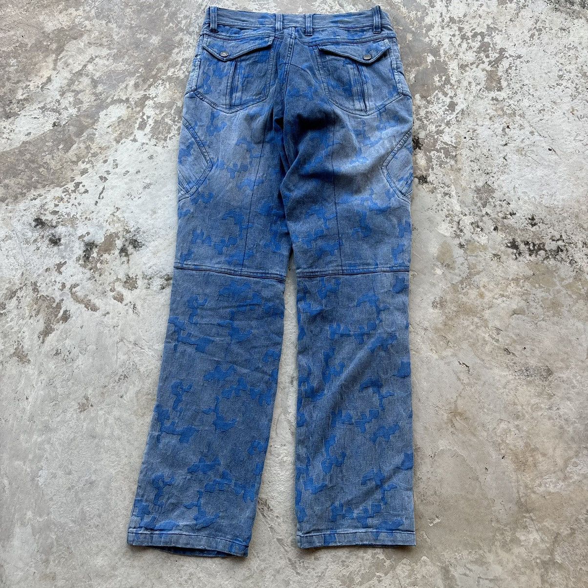 In The Attic Vintage In The Attic Double Waist Karakuri Baggy Jeans Size US 34 / EU 50 - 6 Thumbnail