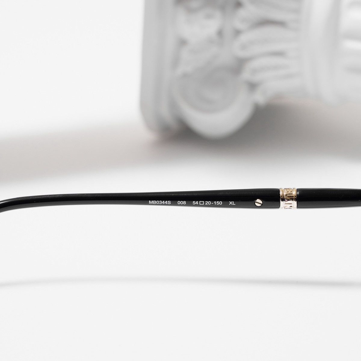 Montblanc MONTBLANC MB0344S 008 SUNGLASSES Size ONE SIZE - 5 Thumbnail