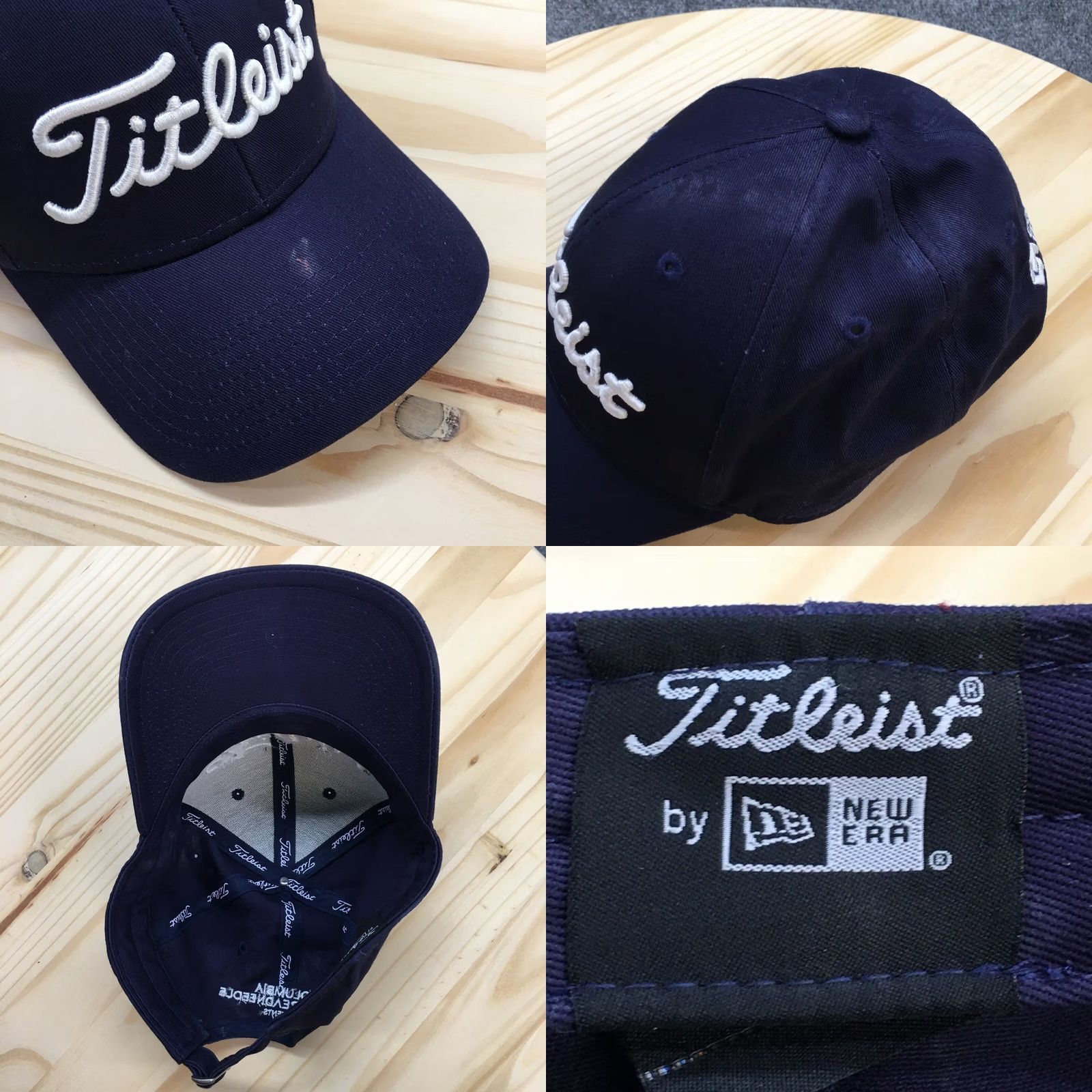 New Era New Era Hat Mens One Size Blue Titleist Baseball Cap Cotton Embroidered Logo Size ONE SIZE - 8 Thumbnail